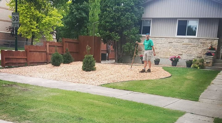 Front Yard Landscaping Winnipeg, MB.